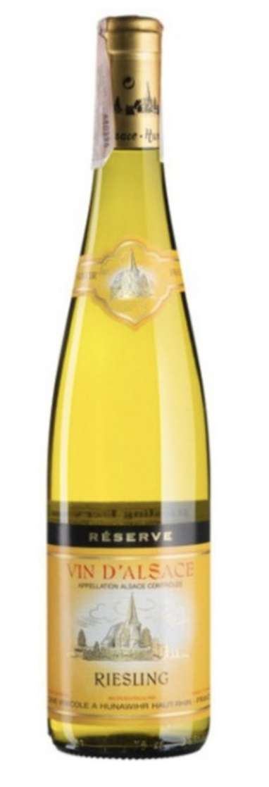 Вино Riesling Reserve Sec, Hunawihr 0,750л 12%
